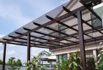 Báo giá mái kính, sảnh kính cường lực