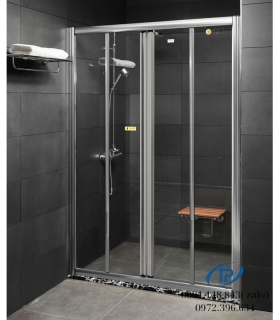 Vách ngăn phòng tắm cửa lùa trượt - Mẫu 03